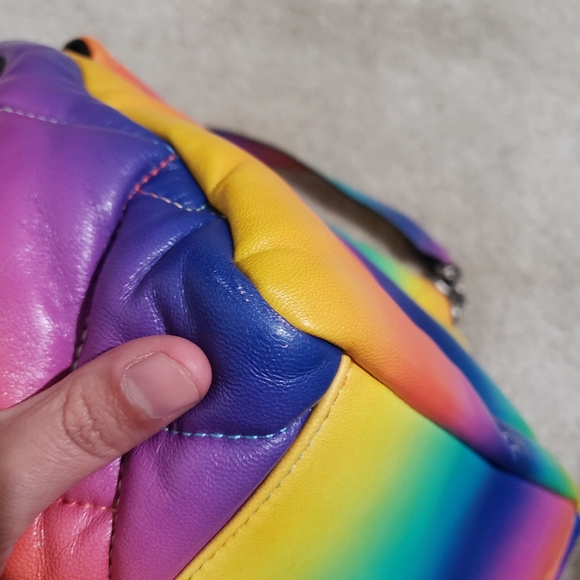 Kurt Geiger Large Pillow Leathet Kensington Shoulder Bag Ombre - Picture 6 of 12